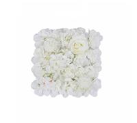 Milageto Panneau Mural de Mariage Panneau de Roses Mur Végétal Décor d'Arche Toile de Fond Fleurs Artificielles en Soie à Effet Volumineux sans Entretien, Hq-01