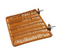 Milageto Perchoir pour Oiseaux, Accessoires pour Cage, Installation Facile, Aire de Jeux, Planche de Repos pour Hamster, Gerbille et, 1 Pièce