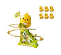 Milageto Petits canards à grimper, jouet éducatif facile à assembler, circuit de montagnes russes amusant en forme de canard, cadeau idéal pour les enfants et, 6 Canards