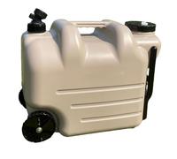Milageto Pichet de Stockage d'eau de Camping, réservoir d'eau de capacité, Seau Portable avec poignée, Distributeur de Boissons pour Barbecue, Kaki