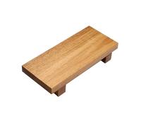 Milageto Piédestal en Bois Porte-Bougie Porte-Savon Support de Vase rectangulaire Plateau à Pieds rehausseur en Bois pour vanité intérieure Salle de Bain
