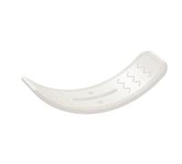 Milageto Planche d'Équilibre Enfant Planche de Balance Courbée Rocker Polyvalent Pont Toboggan Marche d'Appui Lecture HDPE Stable Surface Antidérapante Stimule, White