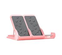 Milageto Planche d'étirement des Mollets - Étireur de Mollets Professionnel Multifonctionnel antidérapant - Planche inclinée à 9 Niveaux réglables pour Les, Rose