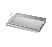 Milageto Plaque de Cuisson à Dessus Plat avec Insert et poignées Amovibles Pratiques pour Un Chauffage Uniforme. Batterie de Cuisine pour grillades de 23"