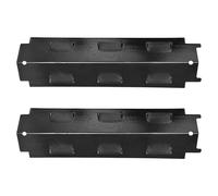 Milageto Plaque de Rechange pour Barbecue, déflecteur de Flamme Robuste, Couvercle de brûleur résistant pour Barbecue, idéal pour Les Pique-niques et Le, 2 Pièces