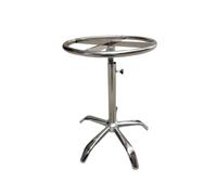 Milageto Plateforme de Pulvérisation Rotative Table de Peinture Support de Revêtement Plateau Circulaire Accès Intégral Acier Inoxydable Base à Cinq Appuis, 500 500mm