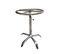 Milageto Plateforme de Pulvérisation Rotative Table de Peinture Support de Revêtement Plateau Circulaire Accès Intégral Acier Inoxydable Base à Cinq Appuis, 600 600mm