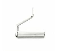 Milageto Poignée Musculation en L Moletée Tirage Antidérapante Équipement pour Sportifs, Home Gym , Argent , Poignée en L, Argent, Une Pièce