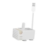 Milageto Pompe d'aquarium 130 l/h, Mini Pompe Portable USB, câble de 150 cm, pour Mini Bassin, Piscine, Fontaine hydroponique intérieure et extérieure, Ensemble de Filtres Latéraux