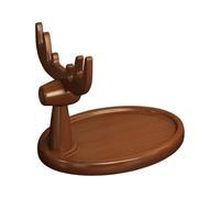 Milageto Porte-clés pour console d'entrée, rangement pour bijoux et autres objets, plateau à clés compact en bois pour chambre, décoration intérieure, Style A