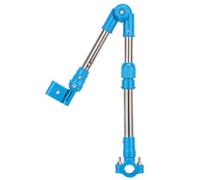 Milageto Porte-Parapluie Pivotant Universel, Bleu, Modèle A Amélioré, Réglage Bidirectionnel À 360° Et 180°, Support À Démontage Rapide, Clé Incluse, Size to 1
