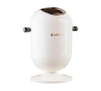 Milageto Poubelle décorative et haute, grande capacité, idéale pour la salle de bain, le bureau ou la chambre à coucher, Blanc