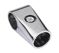 Milageto Raccord en T pour tuyau, diamètre intérieur 25 mm, visserie de connexion robuste en aluminium, joint bidirectionnel pour garde-corps et échafaudage.