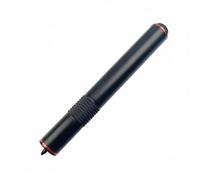 Milageto Rallonge Télescopique de Queue Améliore, Noir/Rouge, Extension Télescopique en Aluminium À Rotation Externe 240-340mm avec Anneau Décoratif Rouge