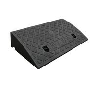Milageto Rampe de trottoir, triangle d'escalade, léger et facile à utiliser, rampe de pour diables, trottoirs, camping-cars, camions, Noir 50x27x10cm
