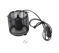 Milageto Reptile Lampe Shade Reptile Accessories, E27,200W, Anti, émetteur de Chaleur en céramique Planant Le Couvercle de Lampe de Chauffage pour Les
