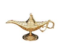 Milageto rétro Génie Costume lumière artisanat arabe à collectionner légende souhaitant lumière métal pour anniversaire décoration de la, b