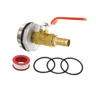 Milageto Robinet de fût pour fût de 55 gallons, Robinet de Seau extérieur, connecteur de Valve de Distribution à Ouverture pour fûts d', Sortie