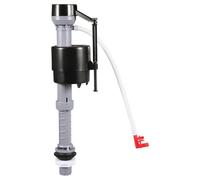 Milageto Robinet de remplissage de toilettes, entrée inférieure, accessoires haute performance, portable, facile à installer, raccord de réservoir pratique, Clip Rouge