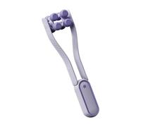 Milageto Rouleau de massage facial en V, raffermissement du visage, amincissement, appareil polyvalent pour le cou et le visage, outil de beauté portable pour, Violet