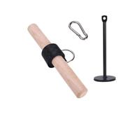 Milageto Rouleau Poignet avec Sangle Suspendu Barre D'entraînement Bras Portable Rouleau du Poignet-Bras pour Grimpeurs, Sportifs, Maison