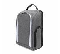 Milageto Sac à Chaussures de Golf Portable Équipement Sportif Rangement Séparé pour Déplacement, Gris, Gris