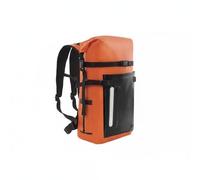 Milageto Sac à Dos Compartiment Sec Humide Expédition Sac à Dos Étanche Grande Capacité pour Nage, Plein Air, Snorkeling, Multicolore, Orange Et Noir, 30L