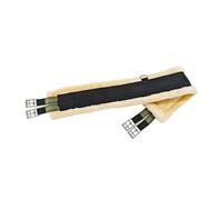 Milageto Sangle de Cheval Sangle Droite Anglaise avec Attache en Acier Inoxydable Sangle équestre Sangle de Cheval, 120 cm