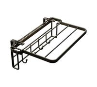 Milageto Séchoir à Linge à Radiateur Chauffant, Étendoir à Linge Ménager avec Crochet pour Séchage Rapide, Facile à Installer, Fer Pliable 90° à Repasser, Robuste, Pratique et Polyvalent, Petit
