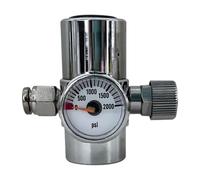 Milageto Soupape à pression constante pour machines à avec filetage TR21x4, accessoires pour bouteilles 400 g avec mini-manomètre et corps en laiton.