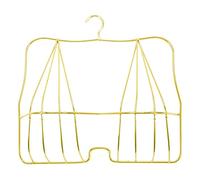 Milageto Support-gorge Crochet Lingerie Antidéformation Métal Présentoir Soutien-gorge Mannequin Tank Top Séchage Convient à l'Organisation des sous-vêtements, d'or