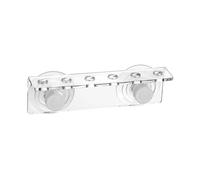 Milageto Support pour boutures de Corail, Transparent, Facile à Installer, Double Ventouse, Efficace pour Les récifs coralliens. Cadre cassé, 6 Trous