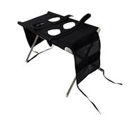 Milageto Table de toilettage pour Animaux, Station de Lavage Pliable à Quatre Trous avec Cadre de Support, Support de toilettage pour la Coupe des Ongles à, Noir
