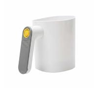Milageto Tamis à Farine Électrique Tamis de Cuisine Passoire Tamisage Fin avec Fonctionnement à un Bouton Corps Léger en Poignée Intégrée pour Verser