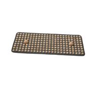 Milageto Tapis d'acupression en bois pour les pieds, outil de massage, cadeau, coussin d'acupression en bois, massage des pieds pour, salon, Style C