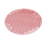 Milageto Tapis de massage des pieds sensoriel léger pour enfants, tapis de marche, pour orteils, de massage pour salle de bain, de sport pour les longues, Rose
