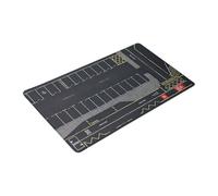 Milageto Tapis de souris miniature enroulable, 40 x 70 cm, pour parking, véhicule, affichage, arrière-plan photographique, échelle 1/64
