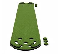 Milageto Tapis Putting Golf Antidérapant Pelouse Putting Pliable Double Surface Tapis Practice Golf pour Extérieur, 50 330CM, Gazon Artificiel