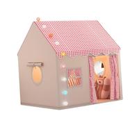 Milageto Tente de Jeu pour Enfants avec Fenêtre, Maison de Jeu, Facile à Installer, Grande Tente de Princesse, Maison de Jeu Intérieure pour Chambre D'enfant, Rouge