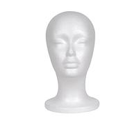 Milageto Tête de Mannequin En Mousse pour Perruque, Présentoir à Perruques, Support pour Casque Audio, Facile à Transporter, Multifonctionnel, pour, Style b