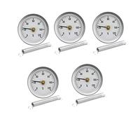 Milageto Thermomètre De Tuyau à 2 Pièces 63mm Avec, 5 pièces