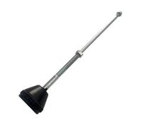 Milageto Tige Réglage avec Bouton Facile à Utiliser Pièce Robuste pour Vélo D'appartement, Noir, 21cm