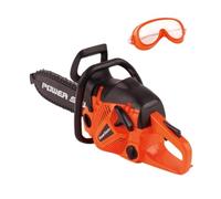 Milageto Tronçonneuse de Jouets, Outils de Jeu de Prétendus avec Lunettes en Rotation, Jouet de Réparation Extérieur Préscolaire Éducatif, Cadeau Idéal pour Enfants, Style A