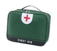 Milageto Trousse de Premiers Secours, Trousse médicale Professionnelle, de Secours Portable multifonctionnelle pour l'école, la randonnée, la Salle de, Vert