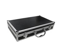 Milageto Valise pour Microphone, Malette à Studio en Aluminium avec Mousses Prédécoupée 37x20x7.5cm