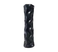 Milageto Vase à Fleurs décoratif, Pot Fleurs sur Pied, Grand Vase pour Composition Florale, Haut à Poser au Sol pour la Cuisine, Un Anniversaire ou Un, Noir