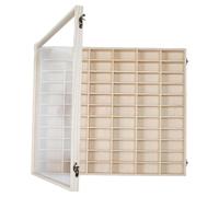 Milageto Vitrine murale multifonctionnelle pour voitures miniatures à l'échelle 1/60, idéale pour exposer et des figurines de collection ou des, avec Un Couvercle