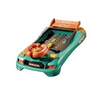Milageto Volant de voiture de course jouet, manette de conduite simulée, simulateur de conduite portable et léger pour enfants de 3 à 6 ans, Version Course Verte