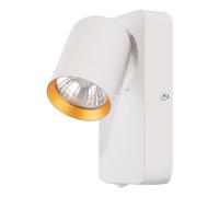 Milagro Lampe murale Andy 1xGU10 Blanc + Or