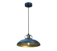Milagro Lampe suspendue FELIX NAVY BLUE/GOLD 1xE27